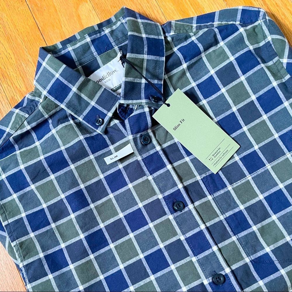 GOODFELLOW | Button Down Long Sleeve Shirt